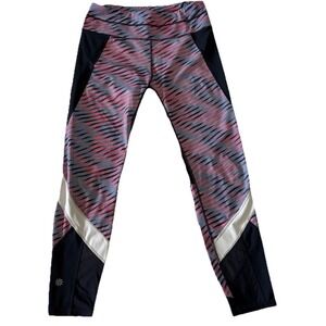 Athleta Electra Sonar 7/8 Leggings ‎ SIZE M  #454023 Multi Color